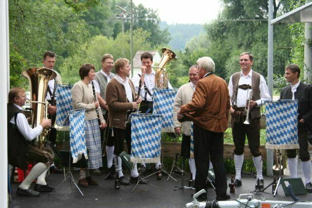 Musikanten erwarten ihren Einsatz