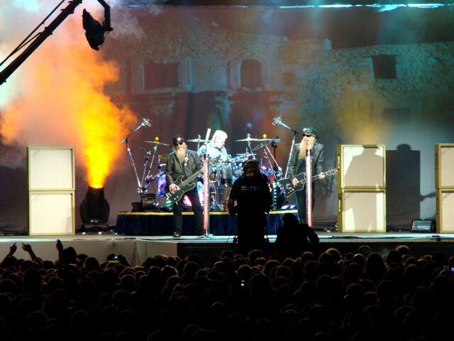 " ZZ Top " stilvoller, lässiger Auftritt
