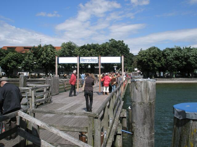 wir müssen aussteigen - Ende der Nördlichen Rundfahrt ist Herrsching