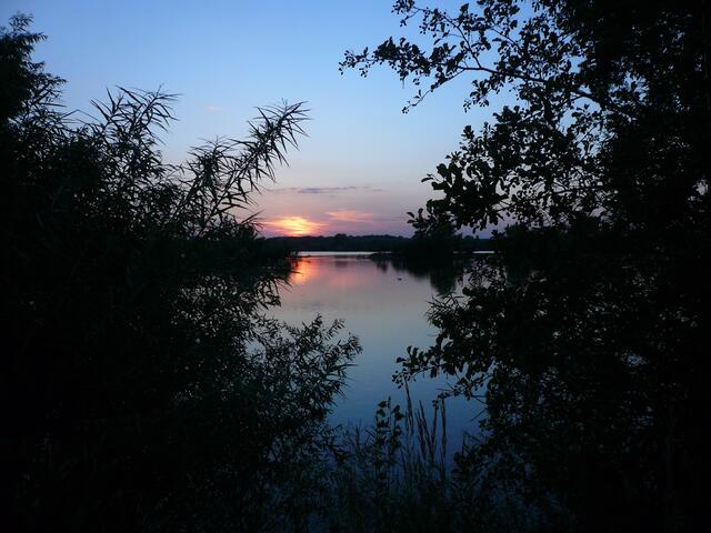 Sonnenuntergang an den Koldinger Seen