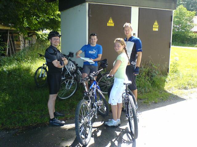 Eine letzte Pause vor dem Anstieg.