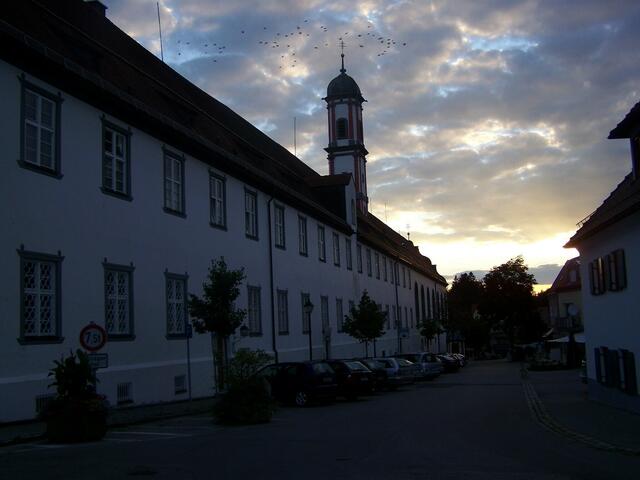 Das Kloster in der Abendstimmung