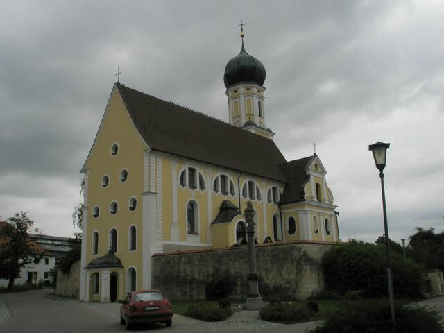 St. Ulrich Kirche, ein Spätwerk des Wiesbaumeisters Dominikus Zimmermann