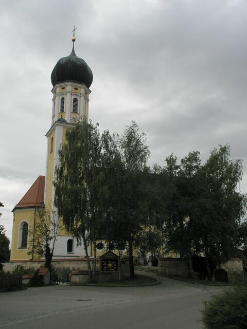 St. Ulrich Kirche, ein Spätwerk des Wiesbaumeisters Dominikus Zimmermann
