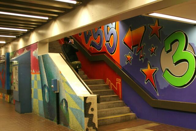 Ausgang ohne Rolltreppe