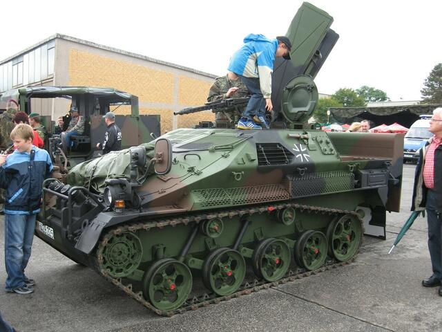 Panzer gibt es noch, aber kleiner als früher.