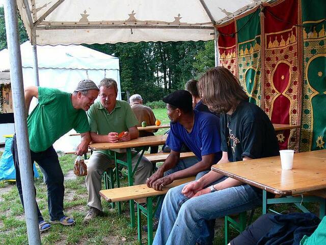 Vor der Show