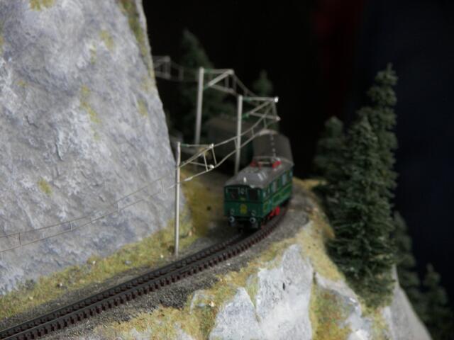 Die Zahnradbahn auf dem Weg nach Oben!