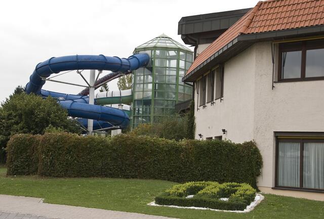 Die Aussenrutsche, ein Highlight nicht nur für die Kleinen