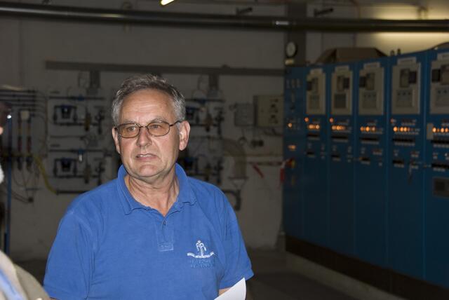 Herr Herbert Röthinger, Herrscher über der Technik