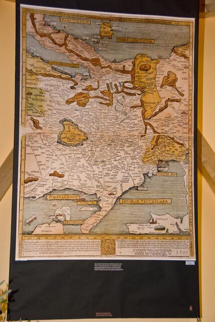 Europa Karte aus dem 16. Jahrhundert