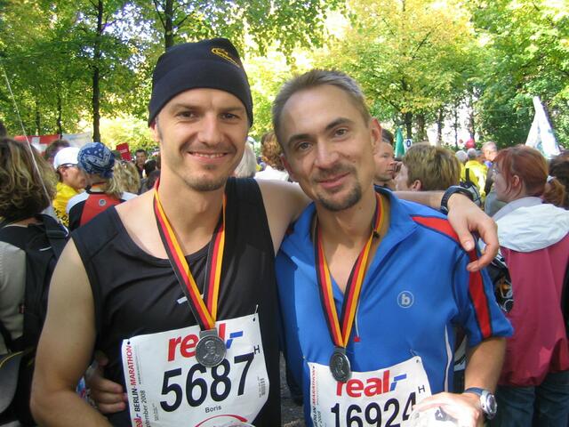 Boris und András - geschafft, aber stolz!