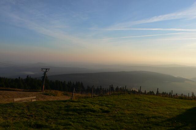 Aussicht vom Fichtelberg