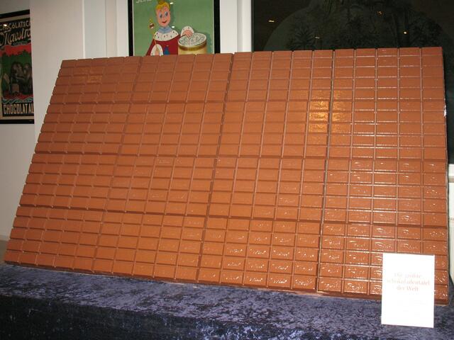 Die größte Tafel Schokolade der Welt!