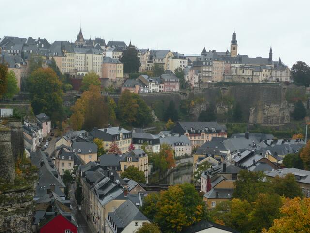 Ein Blick auf Luxemburg Stadt