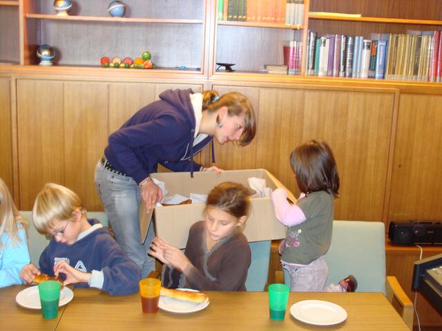Zum Essen gabs Wienerle im Teig