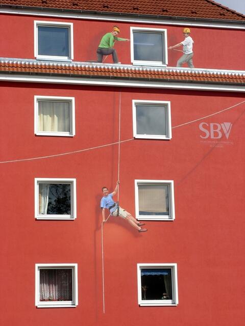 Fassade der Baugenossenschaft Flensburg SBV