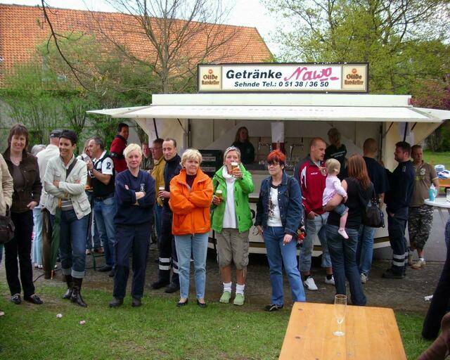 das Volk zollt Anerkennung,
