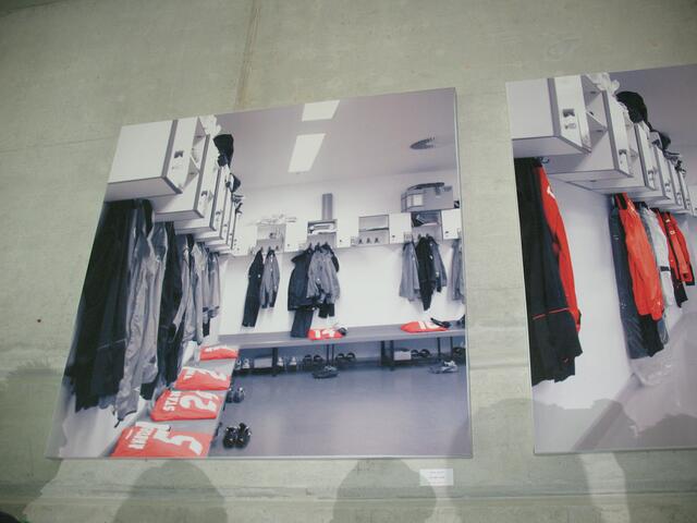 In die Kabinen durften wir leider nicht rein!