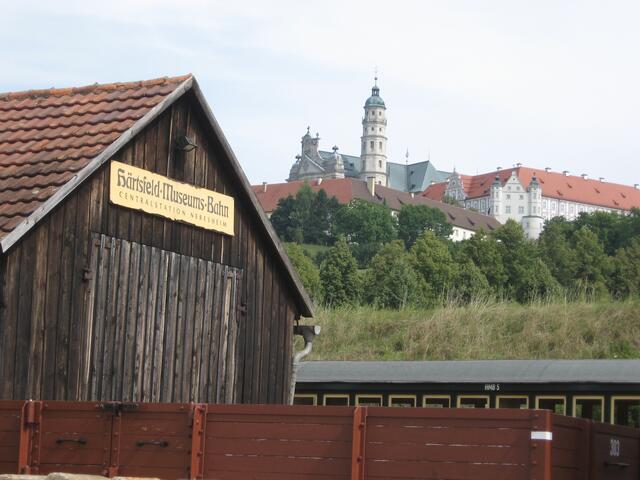 Härtsfeld-Museums-Bahn und Abtei Neresheim