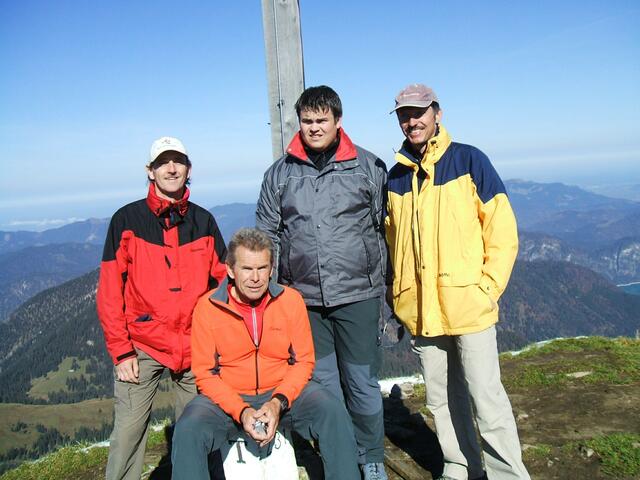 Das Team (Thomas, Charly, Florian und ich)
