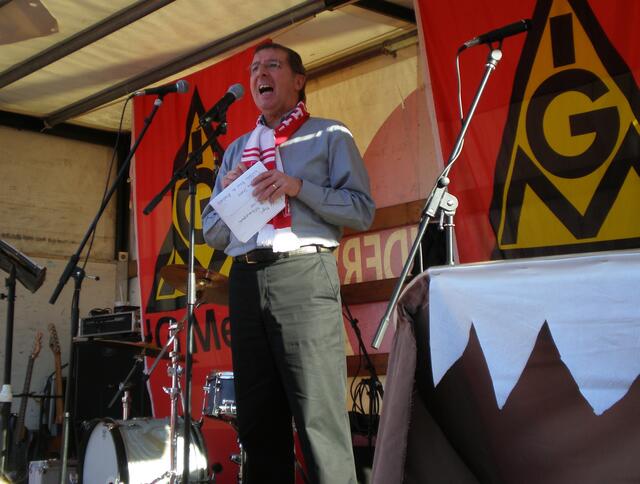 Die Stimme Jochen Egers hielt dieses Mal noch durch
