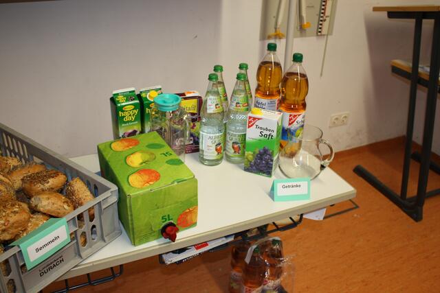 Säfte und Mineralwasser