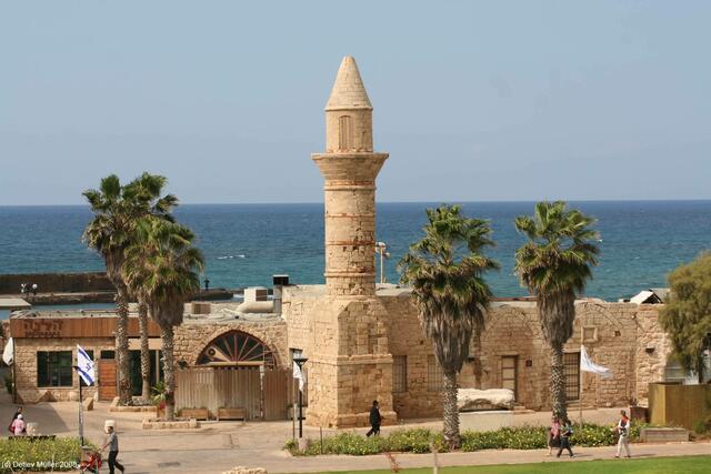 Caesarea: Eine nicht mehr aktive Moschee.