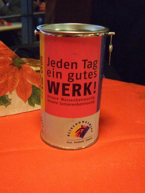 Sammlung für das Betreuungswerk