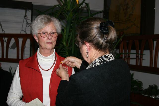 Inge Klipp, Ehrung für 25jährige MItgliedschaft