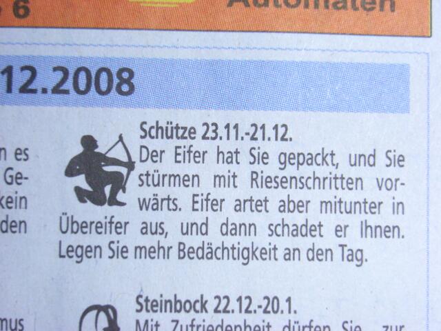 Nur nicht stolpern!!!