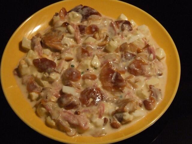 Salat I: mit Ei- und Käsehappen