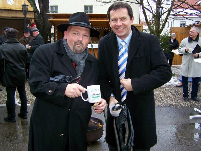 Stadtrat Bernd Liebl und 2. Bürgermeister Gerhard Weiß