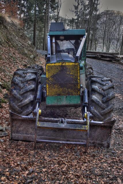 Zartes Gerät um den Wald aufzuräumen......