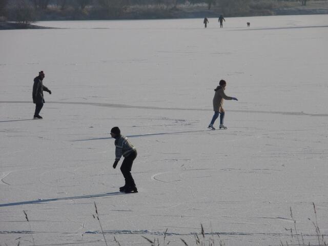 Eislaufen für Mutige...