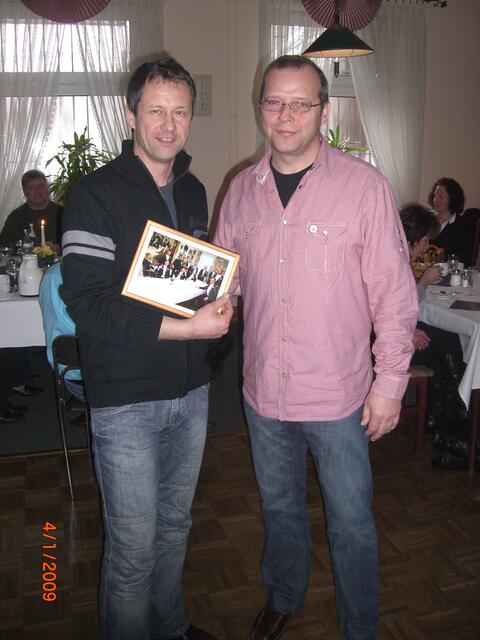 Ein "Dankeschön" an den scheidenden Leutnant Thomas Woller