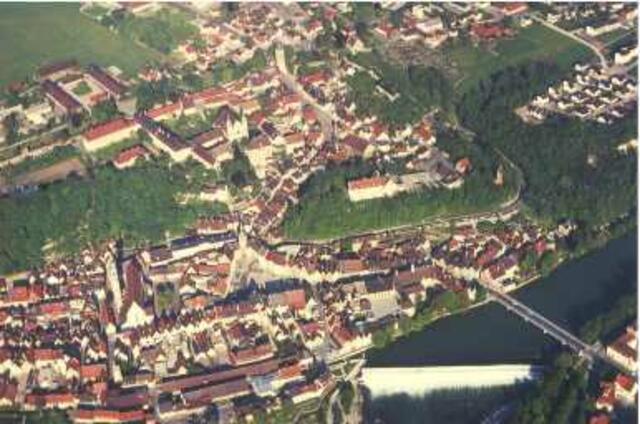 Luftbild Landsberg und Schlossberg