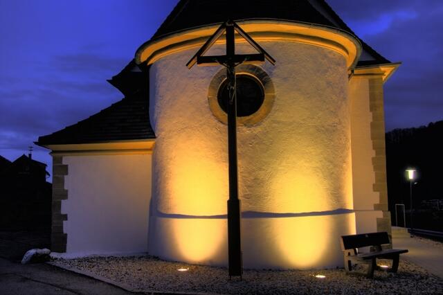 Die Friedhofskapelle in Lauterstein-Nenningen