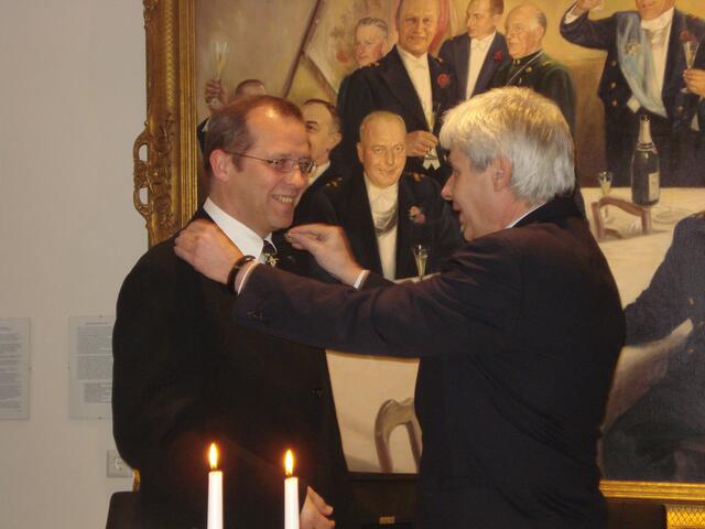 ebenso der neue Fähnrich Jens Blümel