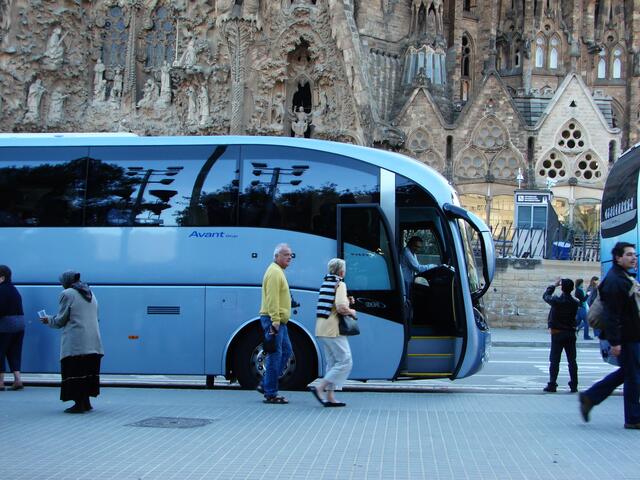 ..unser  Ziel....Ihr seht es im Hintergrund...weiter in Barcelona III