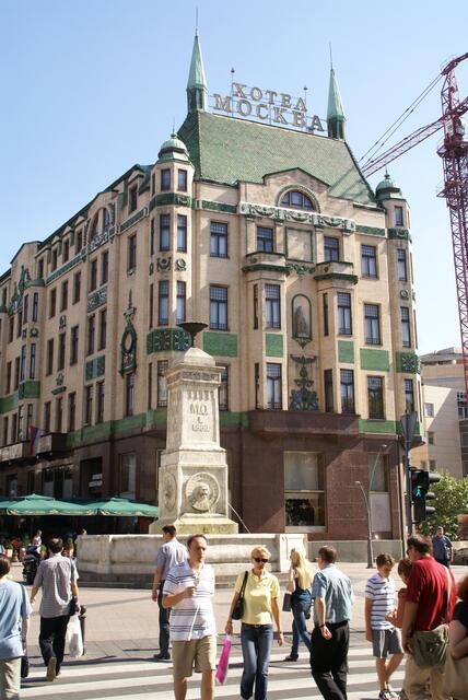 Jugendstilgebäude des Hotels Moskva von 1908