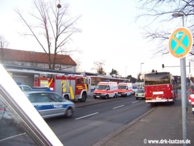 Einsatz bei einer Evakuierung in Hannover-Sahlkamp