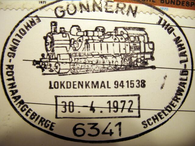 Bild 8 :  Lokdenkmal 94 1538 in Gönnern