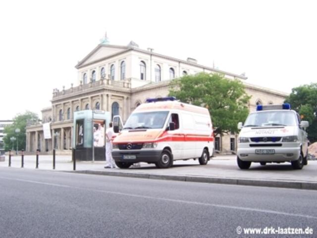 Sanitätsdienst beim Schützenausmarsch Hannover