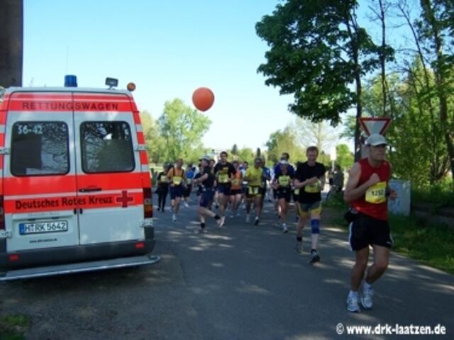 Sanitätsdienst beim Hannover-Marathon