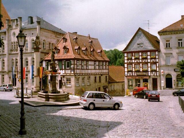 Am Marktbrunnen.