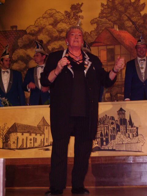 Ellen Ahlborn (seit 20 Jahren nicht mehr weg zudenken aus dem Hannoverschen Karneval)
