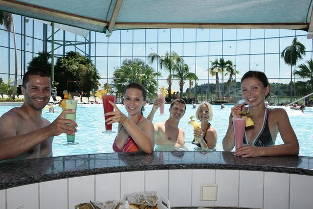 Therme Bad Wörishofen: Nach dem entspannenden Bad ein entspannender (alkoholfreier, so hoffe ich) Cocktail | Foto: Therme Bad Wörishofen