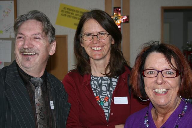 Luis Walter, Gotlind Blechschmidt und Gerlinde Stapf