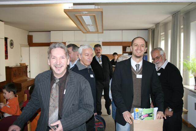 Luis Walter, Hubert Schuster, Boris Braun und Herbert Imberger (v.l.)
